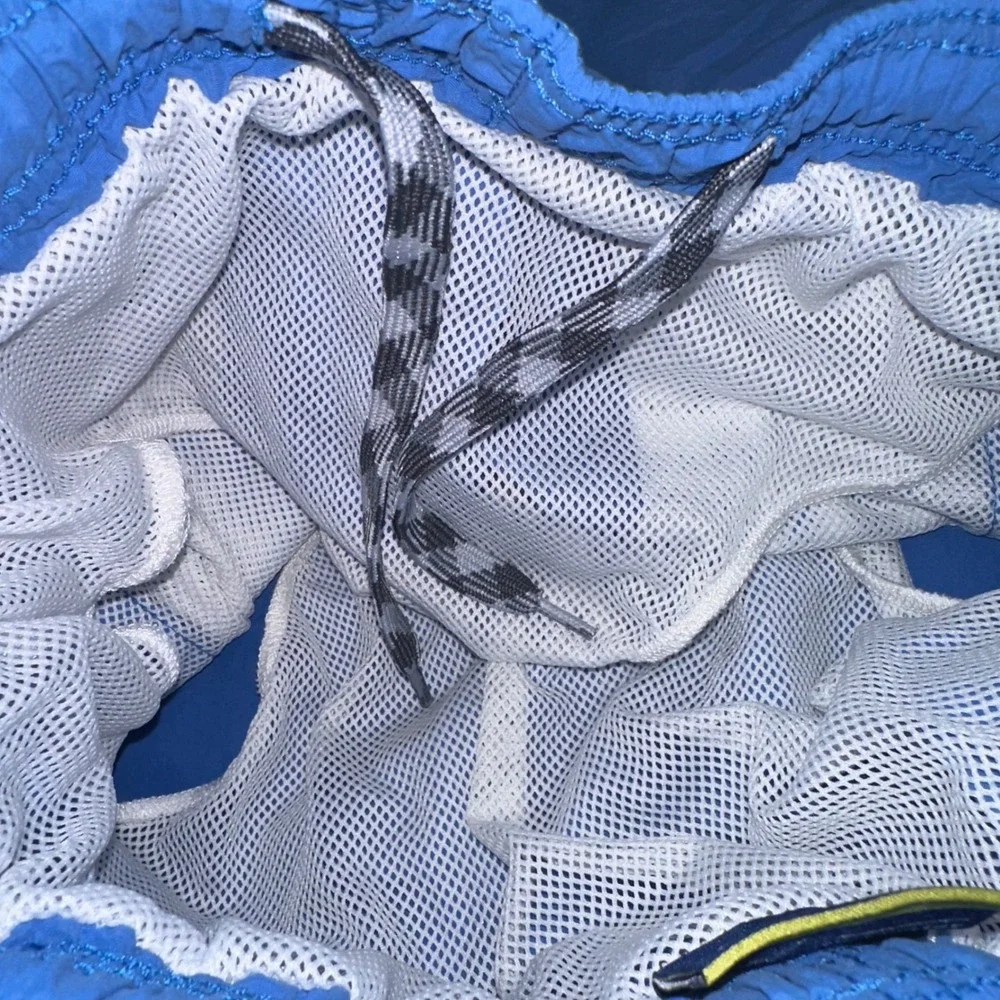 AFTCO American Fishing Tackle Co. Swim Trunks Shorts Blue Mesh Lined M‎